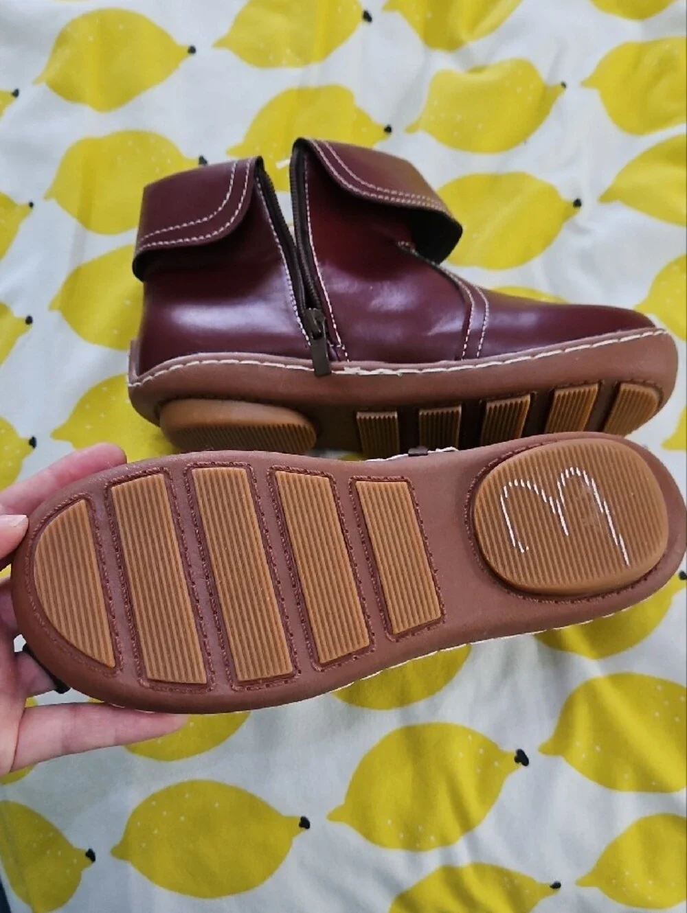 Kids Maroon Ankle Boots - Classic Comfort